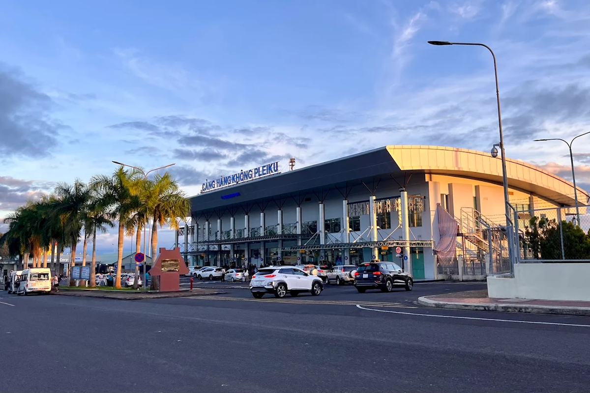 Sân bay Pleiku là 1 trong 3 sân bay nội địa tại khu vực Tây Nguyên